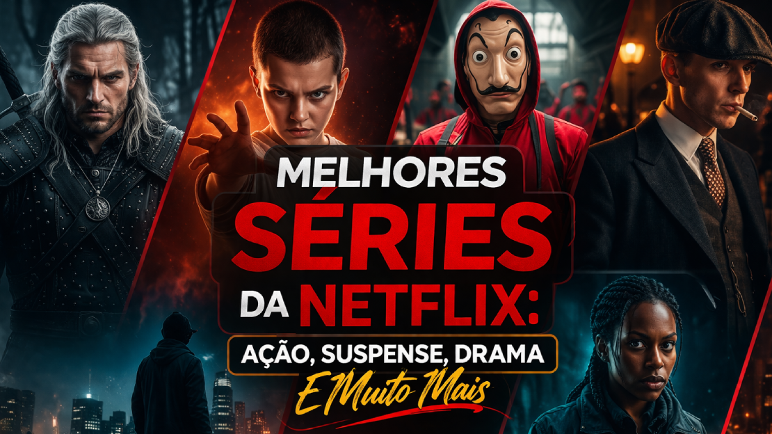 Melhores Séries da Netflix: Ação, Suspense, Drama e Muito Mais