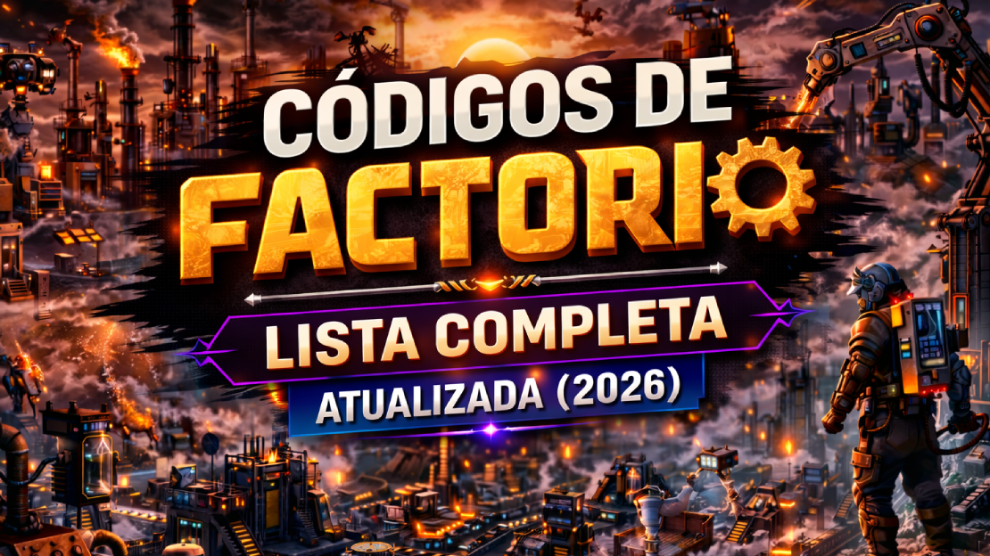 Códigos de Factorio: Lista Completa Atualizada (2026)