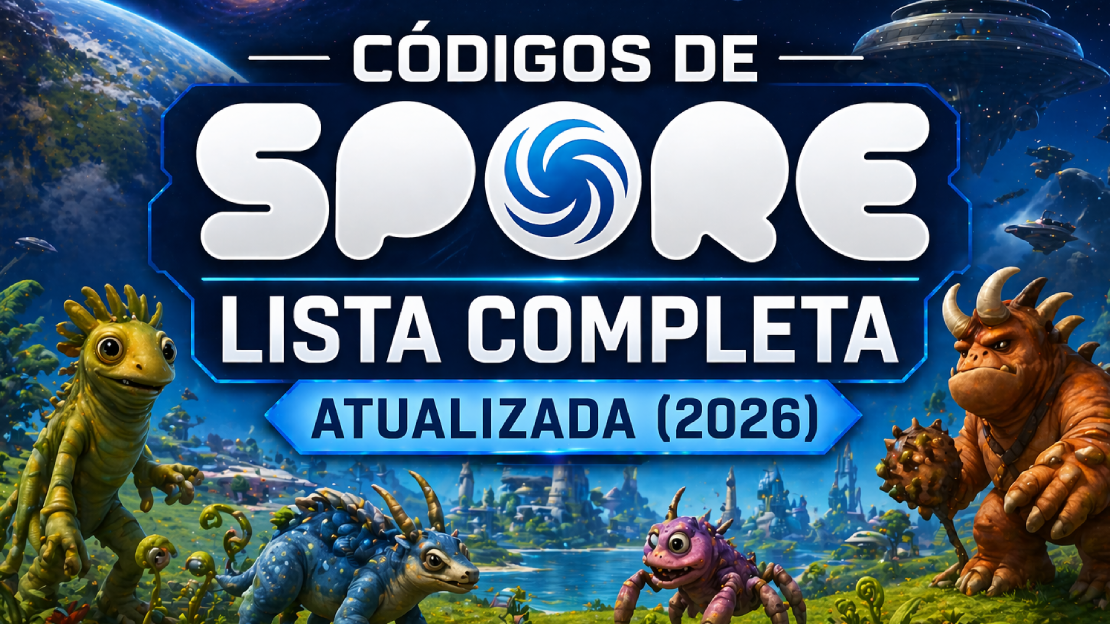 Códigos de Spore: Lista Completa Atualizada (2026)