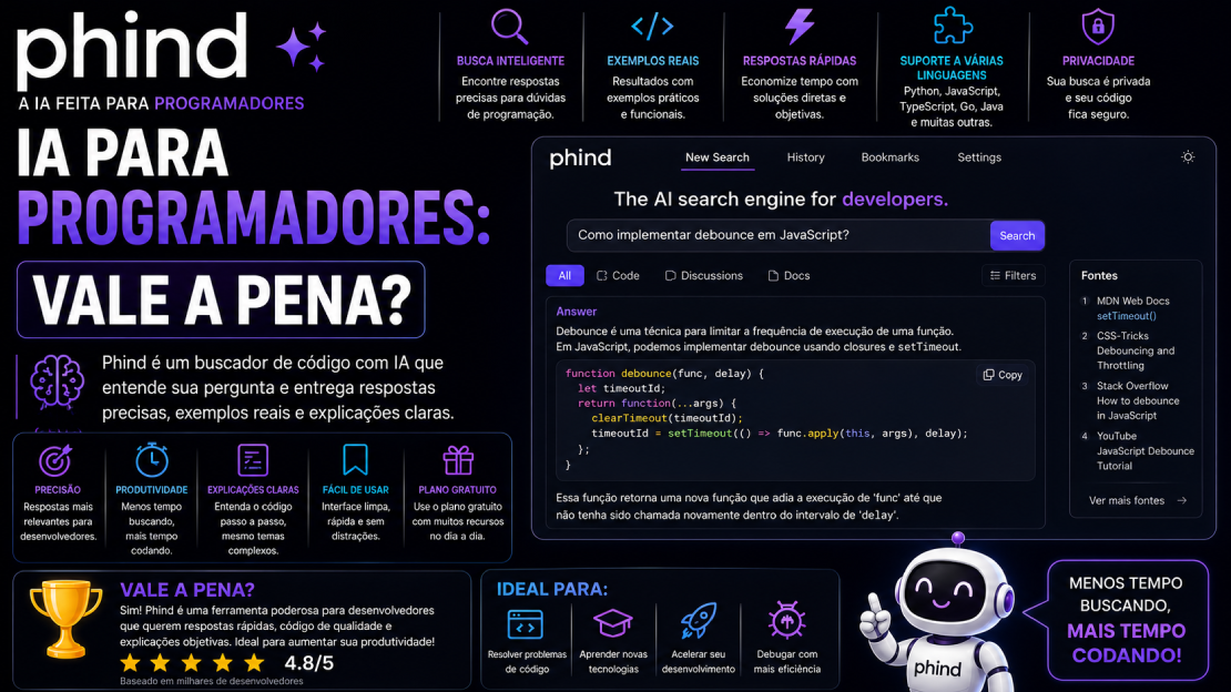Phind: IA Para Programadores Vale a Pena?