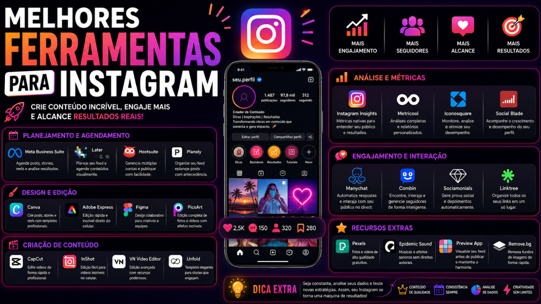 Melhores Ferramentas Para Instagram