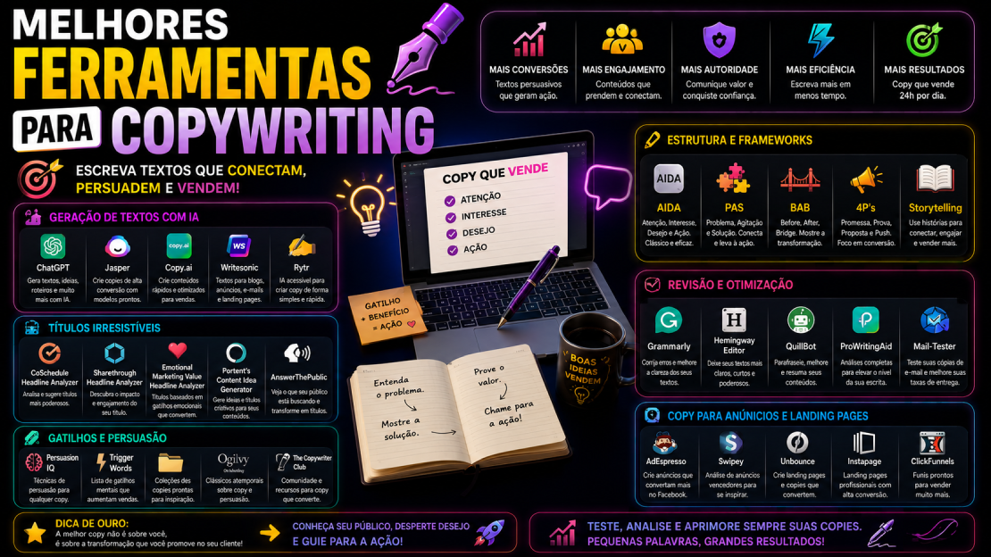 Melhores Ferramentas Para Copywriting