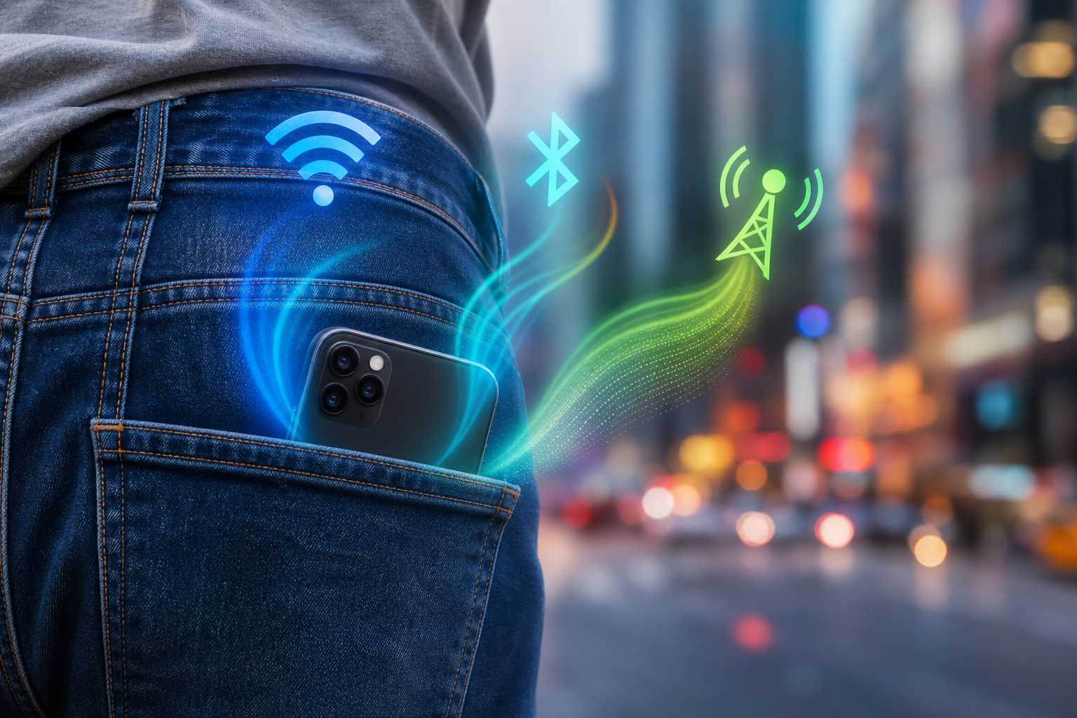 Wi-Fi, 5G e Bluetooth no bolso