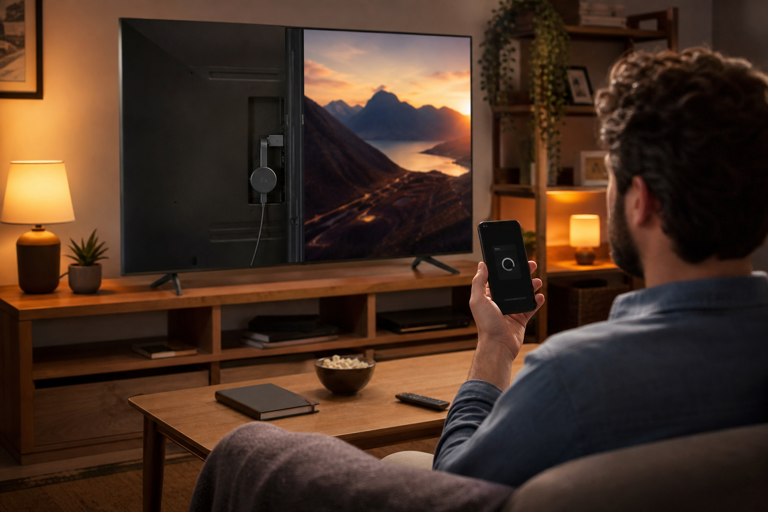 Dongle em TV sem smart