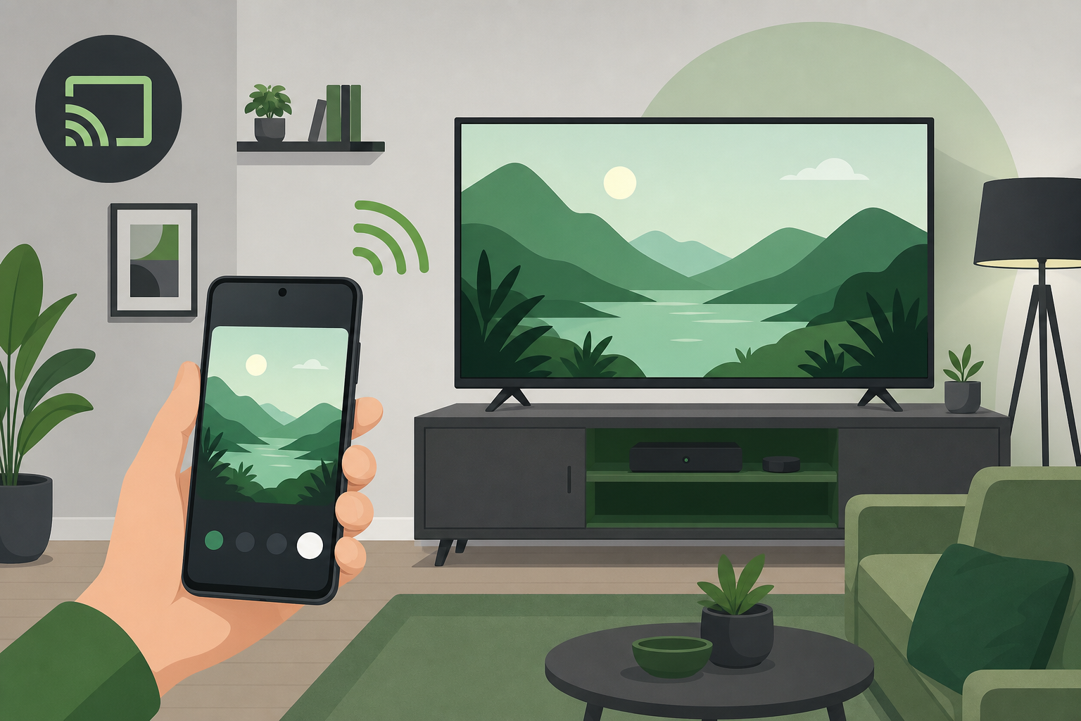 Android na Smart TV sem fio