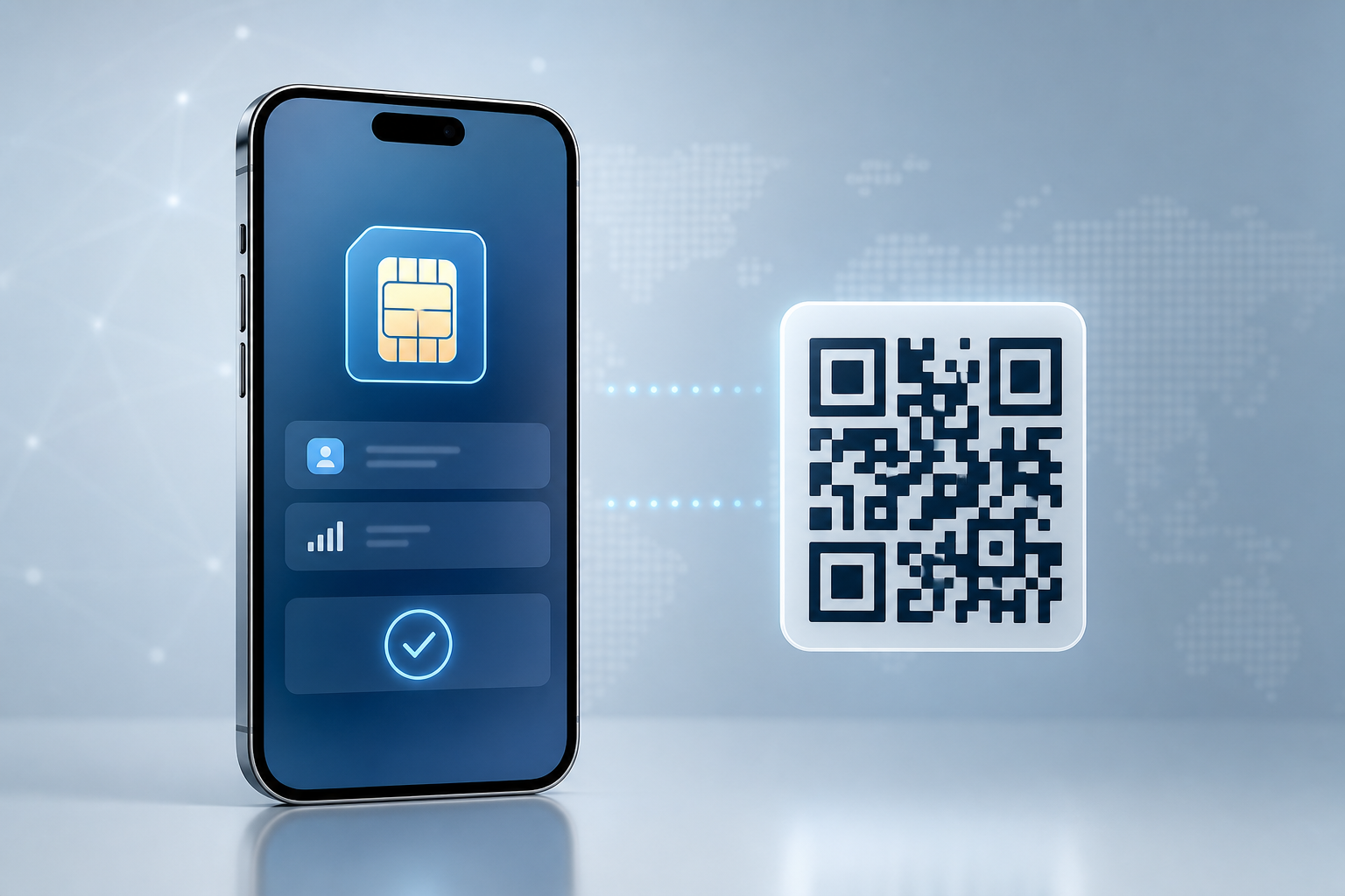 eSIM no lugar do chip físico