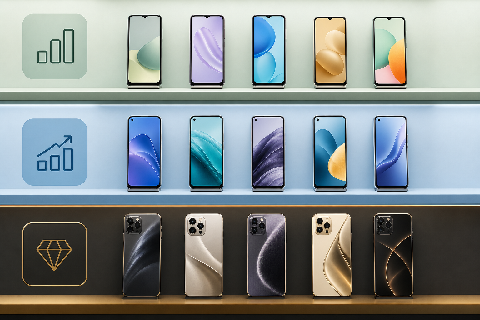 Celular Básico, Intermediário Ou Premium: Qual Categoria É Ideal? Celular Básico, Intermediário Ou Premium: Qual Categoria É Ideal?