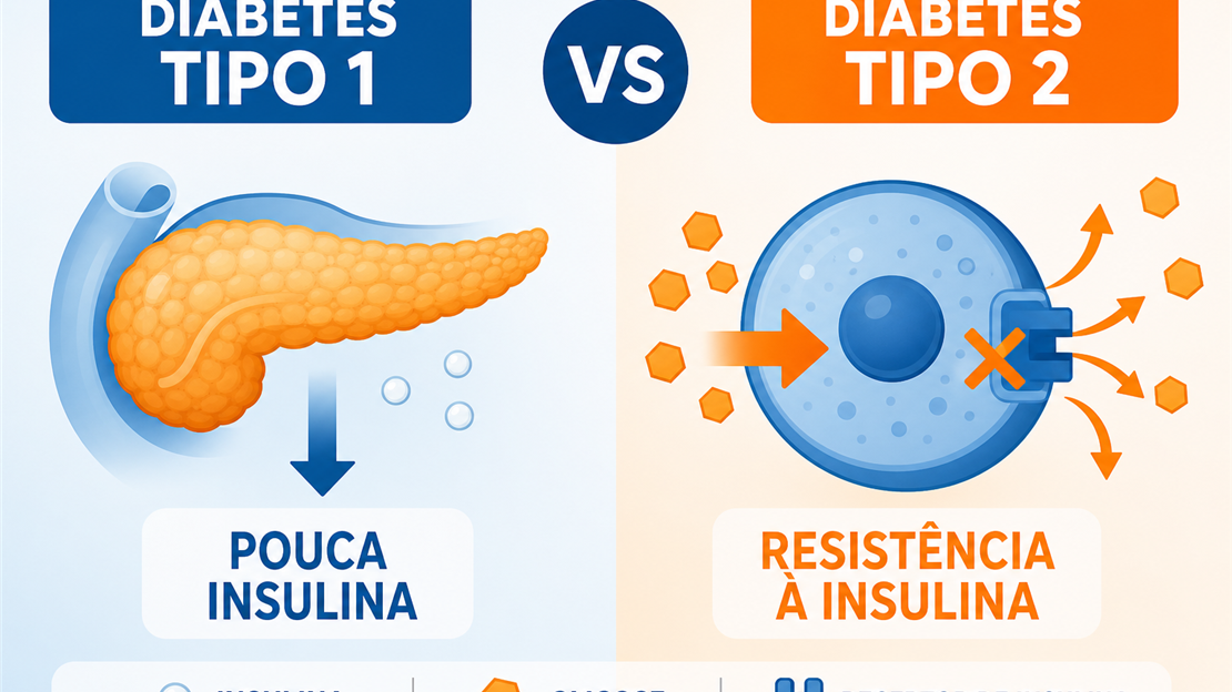 Tipo 1 e Tipo 2 São Doenças Diferentes Tipo 1 e Tipo 2 São Doenças Diferentes