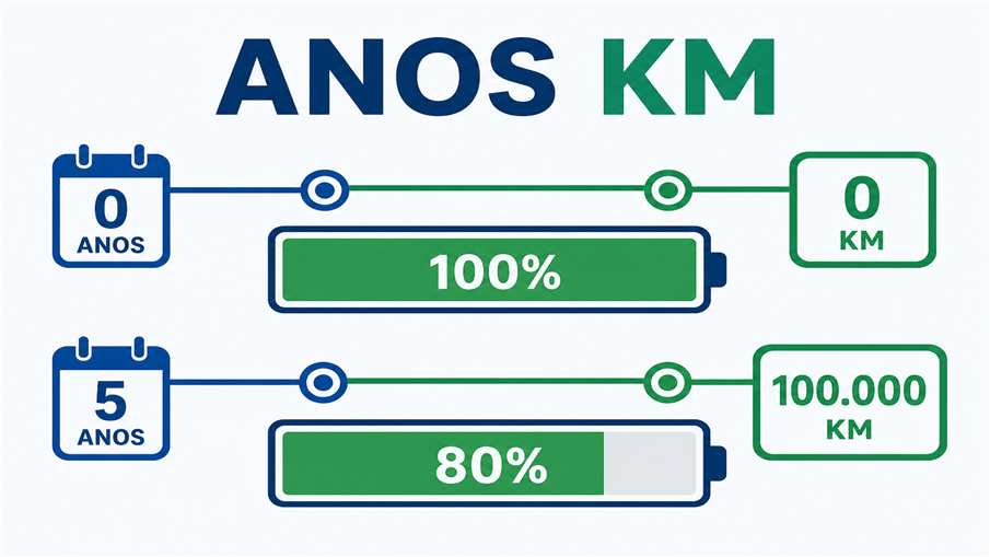 Anos Km e Capacidade Útil Anos Km e Capacidade Útil