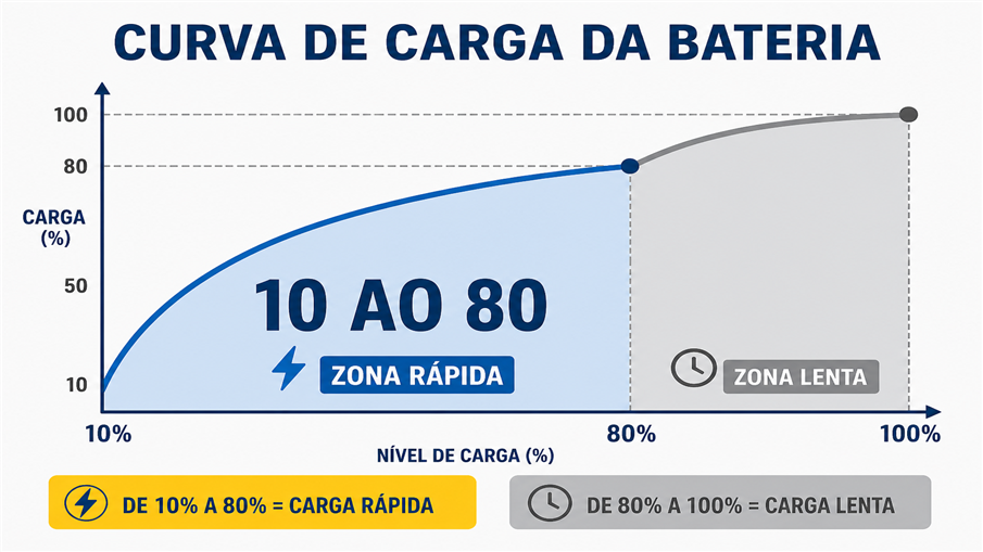 Tempo Curva e Percentual