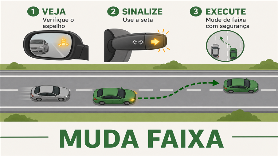 Mudança de Faixa e Alerta