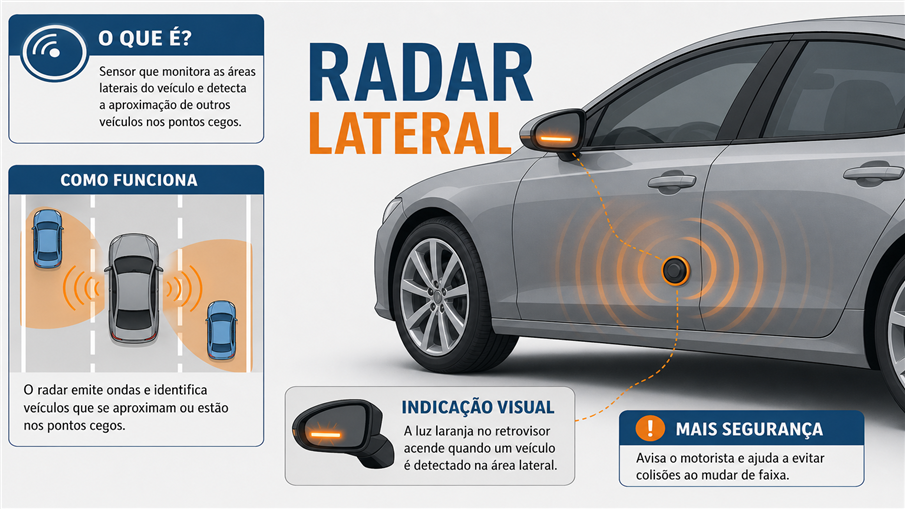 Radar Lateral e Luzinha