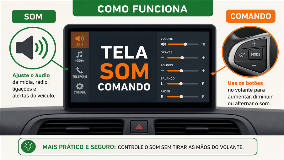 Tela Som e Comando Tela Som e Comando