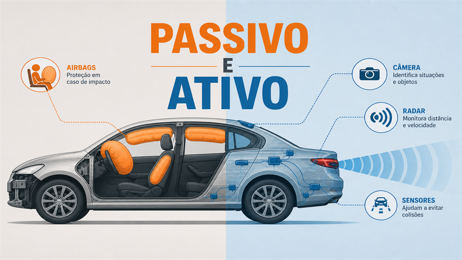Passivo e Ativo no Mesmo Carro Passivo e Ativo no Mesmo Carro